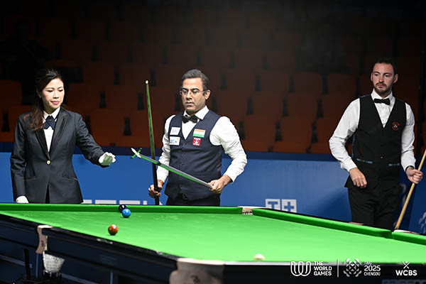 2025 World Games - Day 2_Mens Snooker_Sourav Kothari (IND)