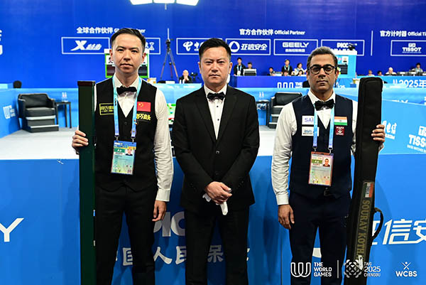 2025 World Games - Day 3_Mens Snooker_SFs_Guodong Xiao vs Sourav Kothari