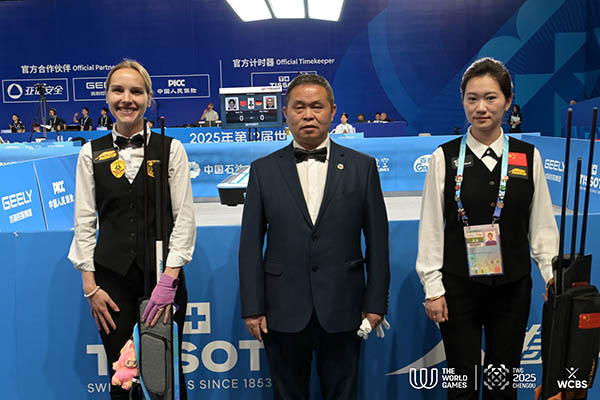 2025 World Games - Day 3_Womens Pool_QFs_Yu Han vs Pia Filler
