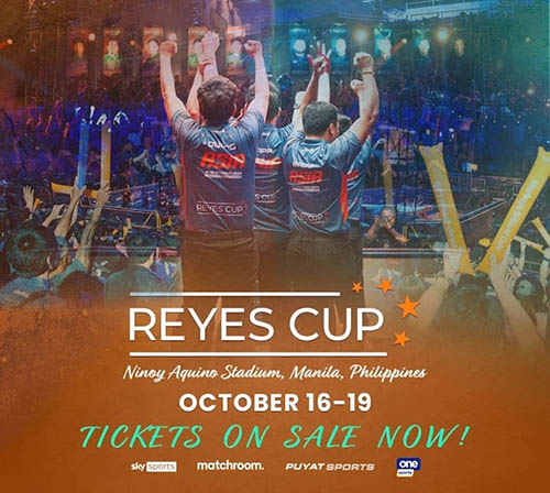 Tickets For 2025 Reyes Cup On Sale Now