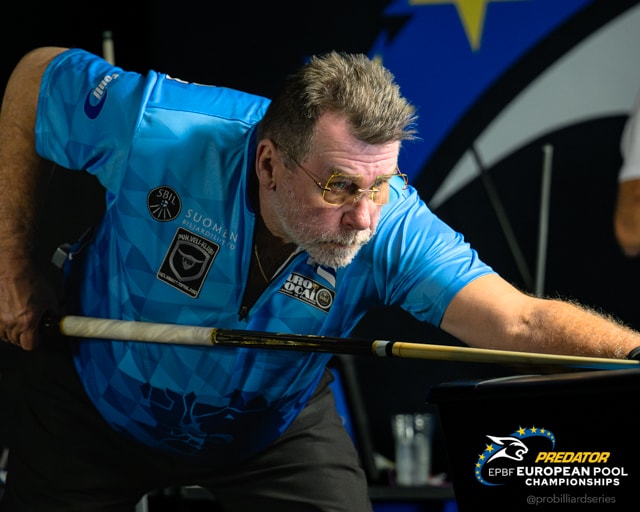 Down To Semi-Final As 10-Ball Unfolds - 第2張圖 2025 EC Seniors - 10 ball_Juha Hyrrylainen (FIN)