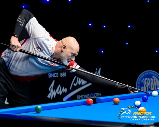 Down To Semi-Final As 10-Ball Unfolds - 第1張圖 2025 EC Seniors - 10 ball_Tomasz Bak (POL)