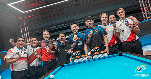 Team Chinese Taipei Crowned Inaugural Champions at the 2025 PBC WPA Men’s Doubles 10-Ball World Championship - 第2張圖 2025 Mens Doubles 10-Ball WC_medalists