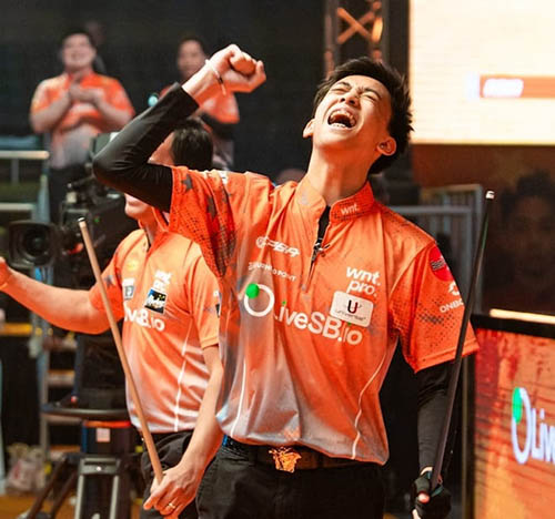 2025 Reyes Cup - AJ Manas celebrations