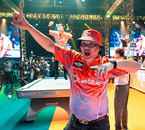 2025 Reyes Cup - Francisco Bustamante celebrations