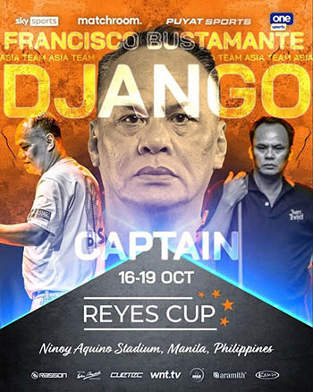2025 Reyes Cup - captain Francisco Bustamante