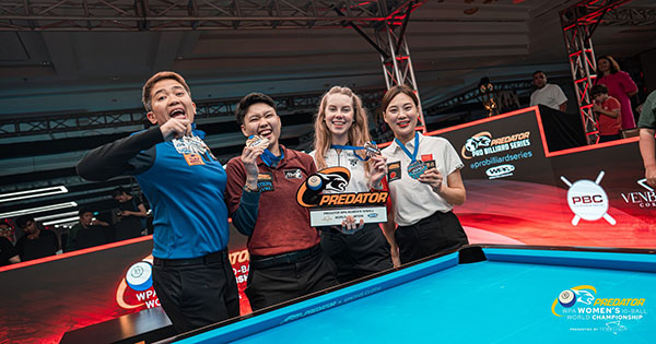 2025 Womens 10-Ball WC - medalists