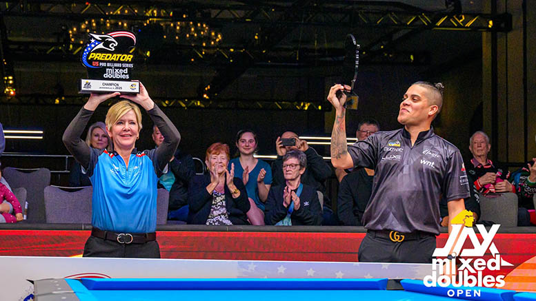 2025 PBS Jacksonville Mixed Doubles - Fisher and Jesus Atencio with trophy_777x437