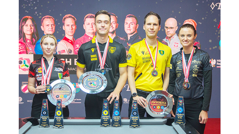 2025 Polish Billiards Championship - gold medalists_777x437