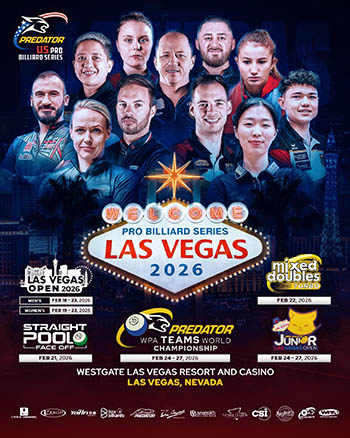 The 2026 Las Vegas Straight Pool Face Off : Darren Appleton vs. John Schmidt - 第2張圖 2026 PBS Las Vegas events poster