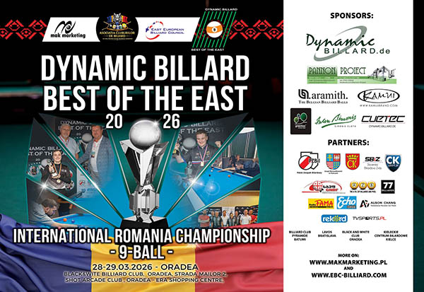 2026 Dynamic Billard Best of the East - Romania