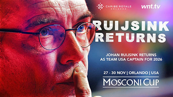 2026 Mosconi Cup - Ruijsink-Returns