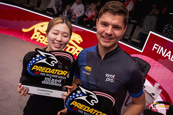2026 PBS Saint Louis Mixed Doubles Open - winner Wiktor Zielinski and Seo Seoa