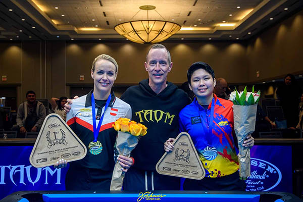 2025 Womens 8-Ball WC - winners Mika Immonen