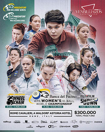 2026 WPA Womens 10-Ball WC - Poster