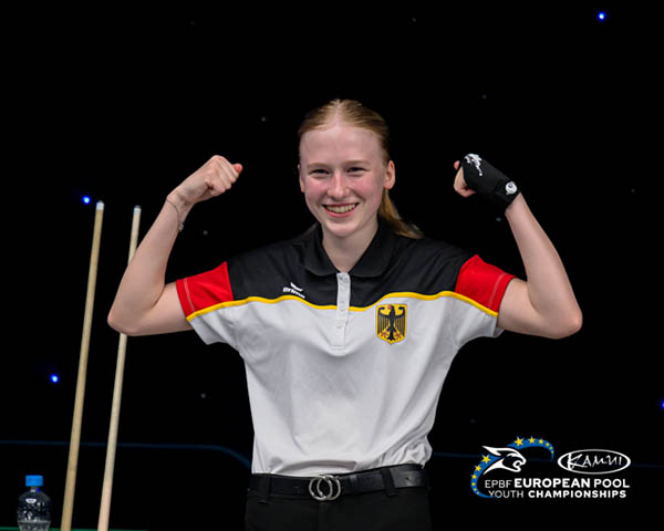 10-Ball Glory For Fermany, Slovakia & Sweden - 第3張圖 2026 EC Youth_10 ball - Girls_Gold Merle Schmitz