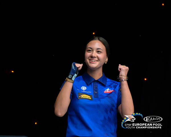 8-Ball Glory For France, Slovakia & Norway - 第5張圖 2026 EC Youth_8 ball - Girls_Rachelle Enfroy (FRA)