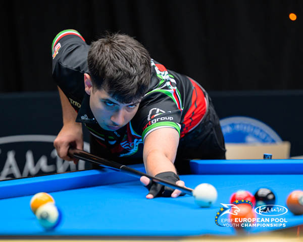 8-Ball Medal Matches Set For Sunday - 第4張圖 2026 EC Youth_8 ball - U19_Hlynur Stefansson (Iceland)