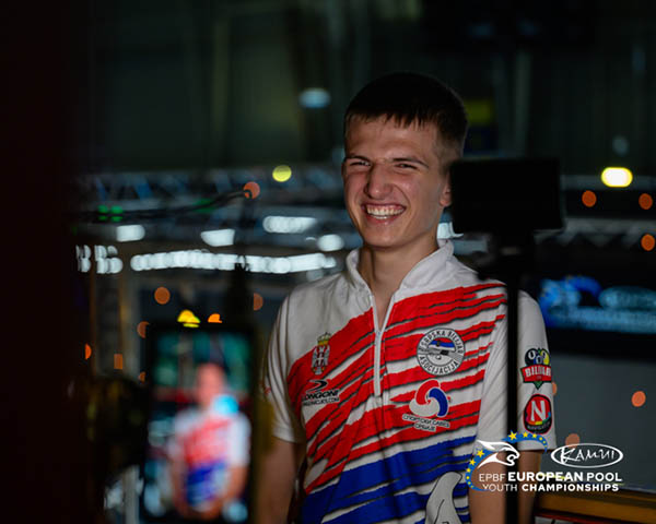 8-Ball Medal Matches Set For Sunday - 第1張圖 2026 EC Youth_8 ball - U19_Luka Bugarski (Serbia)