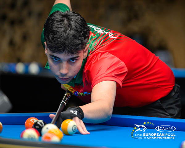 Youth ECs Set For Final Day Medal Bonanza - 第2張圖 2026 EC Youth_9 ball - U17_Ruben Gomes (POR)