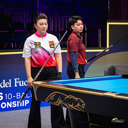 Opening Round Completes At World 10-Ball - 第1張圖 2026 Rome Womens 10-Ball WC - Day 1_Fu and Centeno