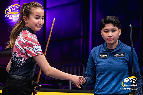 Tkach & Chou Win Women’s Doubles As World 10-Ball Quarters Set