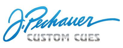 J. Pechauer Custom Cues logo_410x160